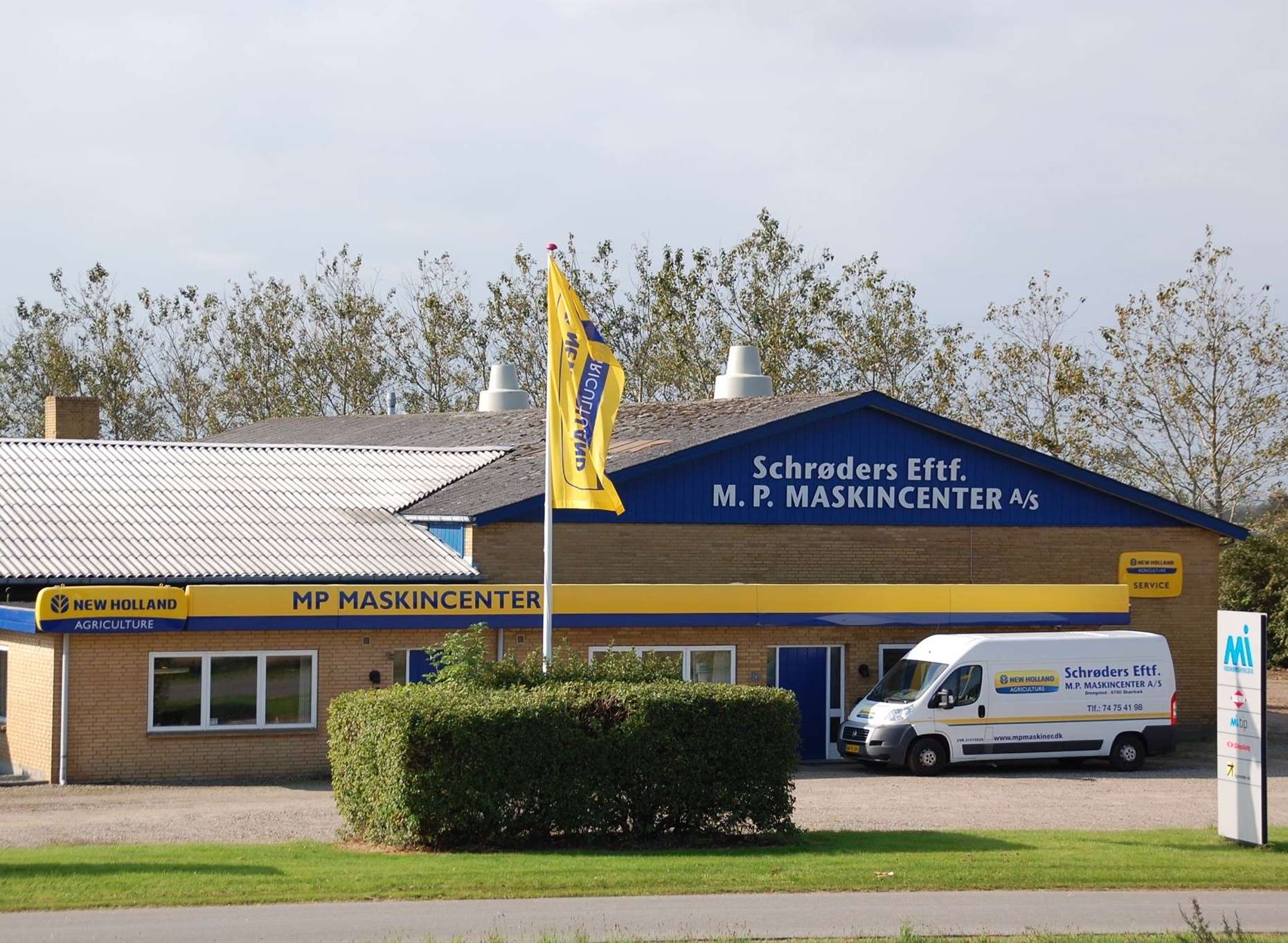 Maskinforretning i Skærbær i Sønderjylland